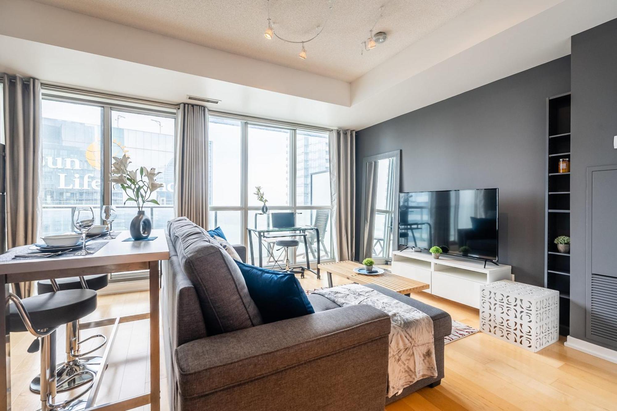 1Br Luxury Condo - Downtown Торонто Экстерьер фото